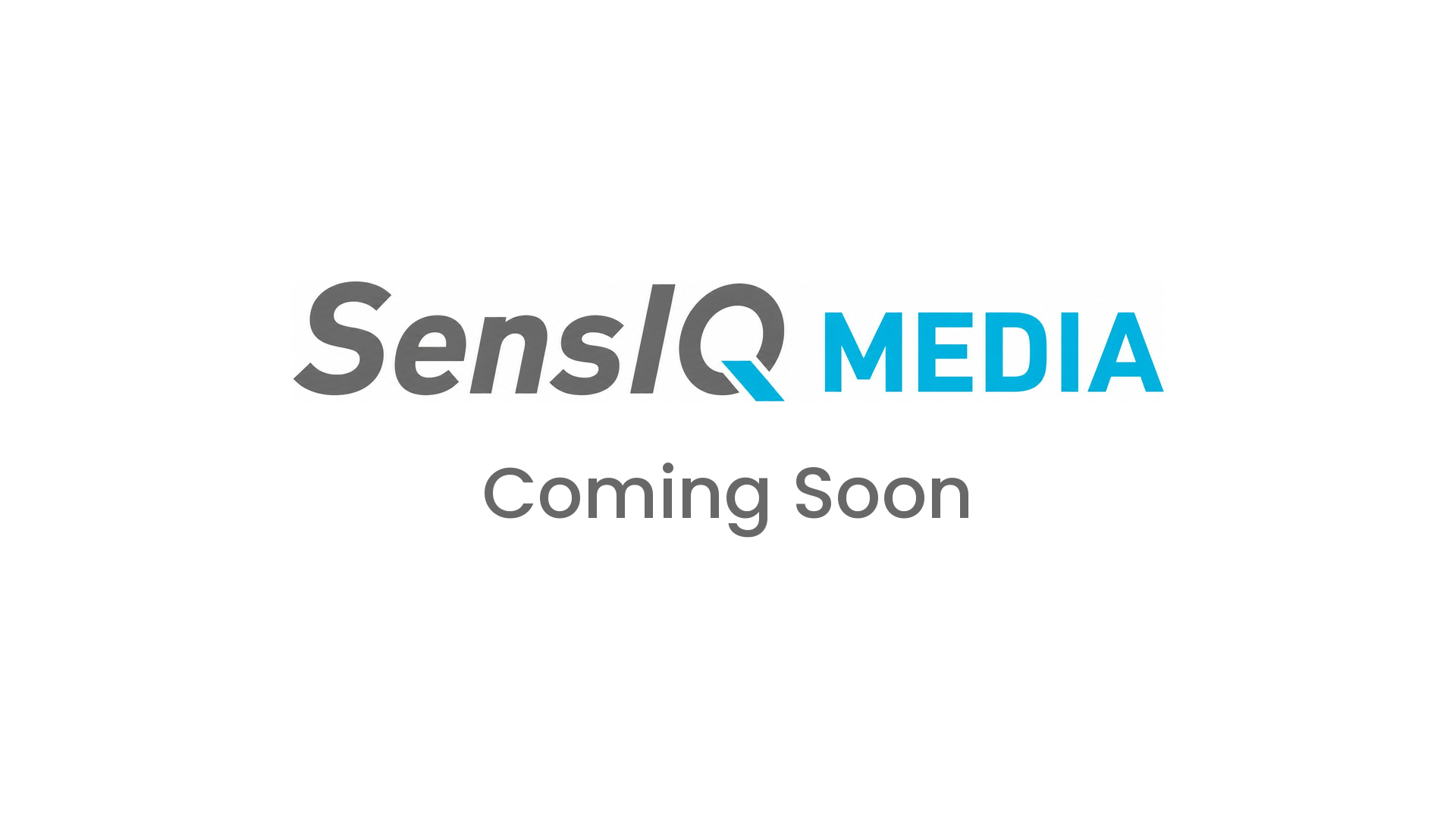 SensIQ Media – Coming Soon